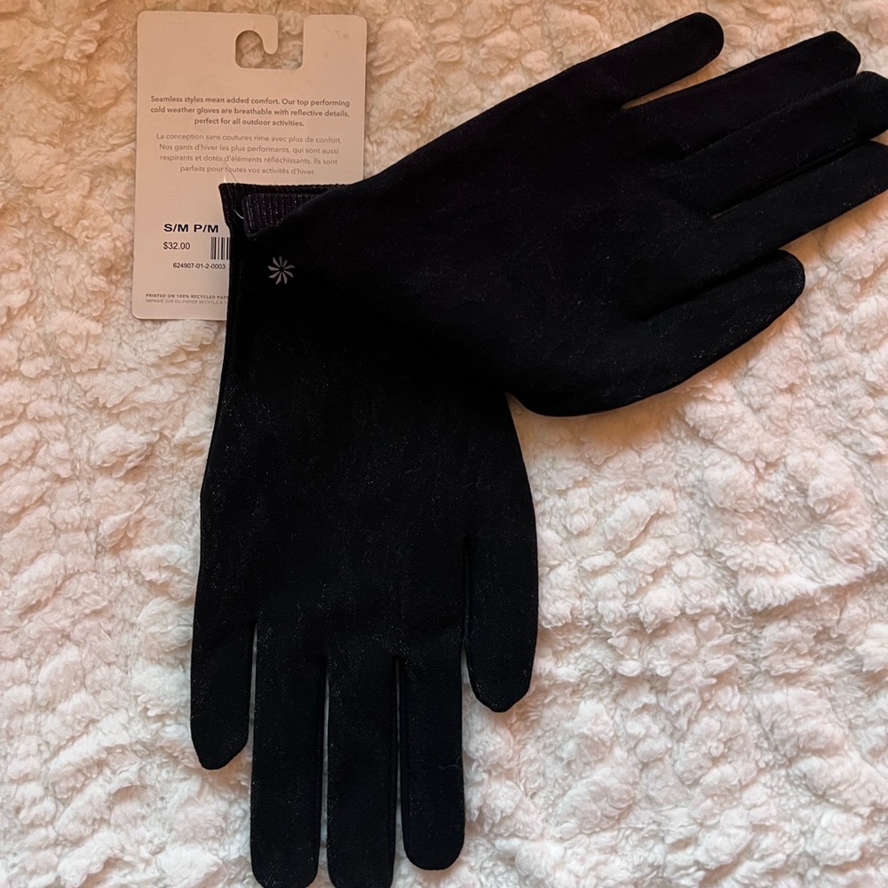 Athleta Seamless Tempo Gloves - Black